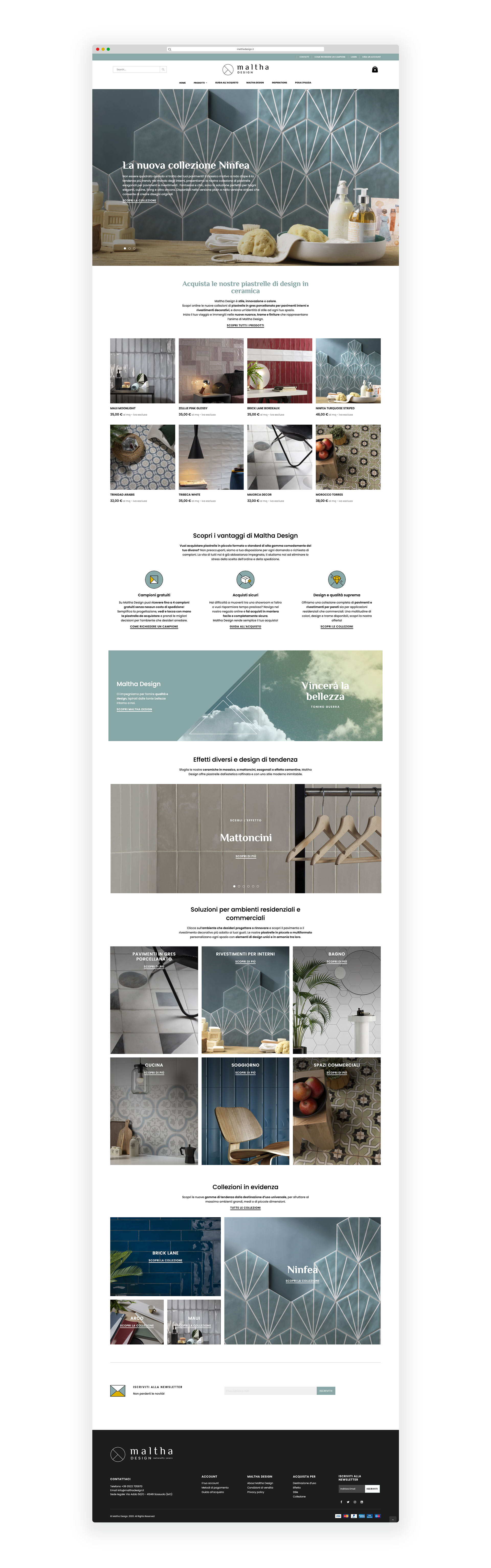Maltha Design Homepage